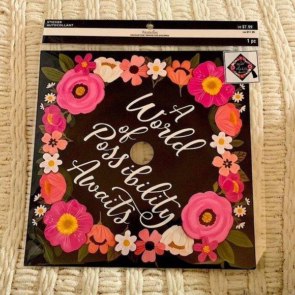 Graduation Cap Sticker - Picture 1 of 2